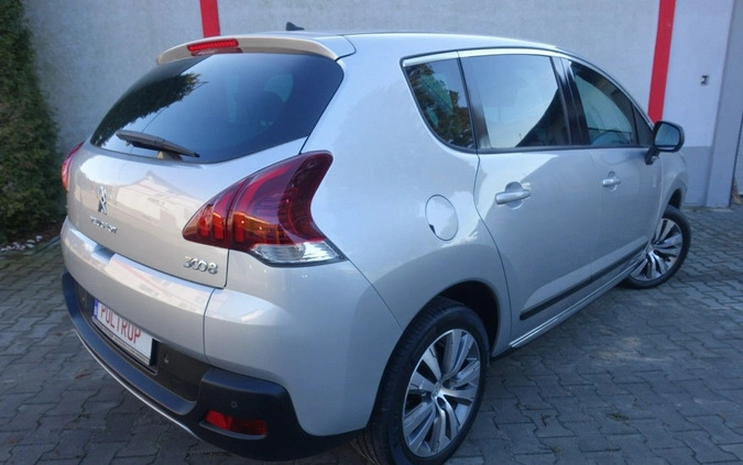 Peugeot 3008 cena 38900 przebieg: 166000, rok produkcji 2015 z Szczebrzeszyn małe 301